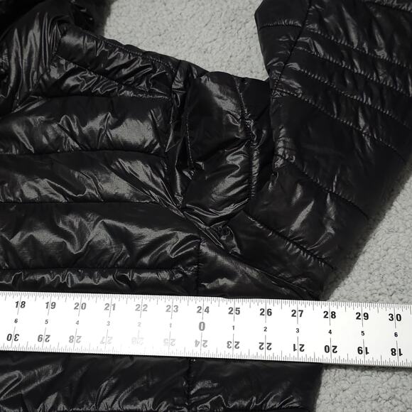 Swiss Tech Women’s Chunky Black Puffer Jacket Hooded Full Zip Plus Size 2X - Picture 6 of 10